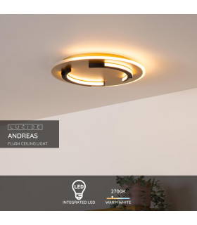 6 cm - LED - 1x30W 2700K - Matt Gold / Brass-1