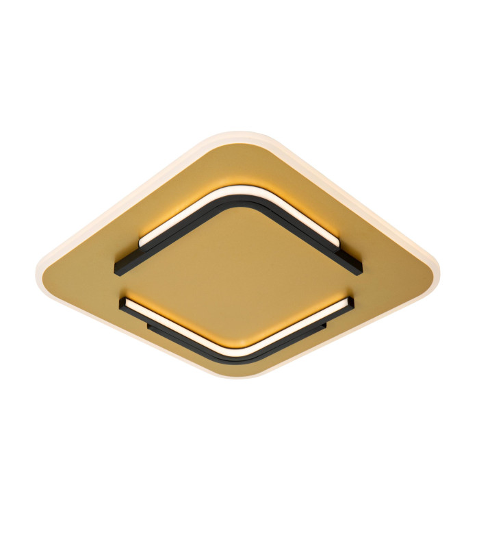 ANDREAS - Flush ceiling light - LED - 1x30W 2700K - Matt Gold / Brass-1