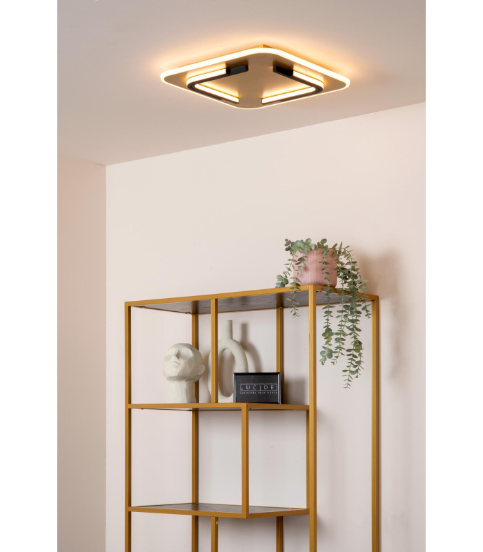ANDREAS - Flush ceiling light - LED - 1x30W 2700K - Matt Gold / Brass-4