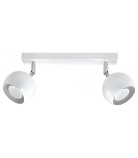 2 Light Spotlight Bar White, GU10 - 1