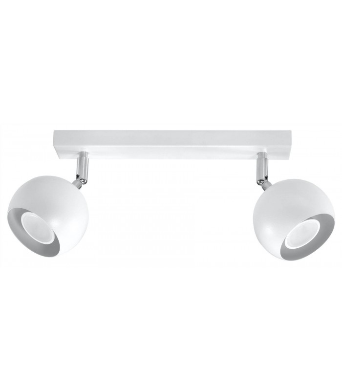 2 Light Spotlight Bar White, GU10 - 1