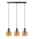ILONA - Pendant light - 3xE27 - Amber-3