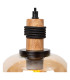 ILONA - Pendant light - 3xE27 - Amber-7
