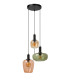 ILONA - Pendant light - 3xE27 - Black-3
