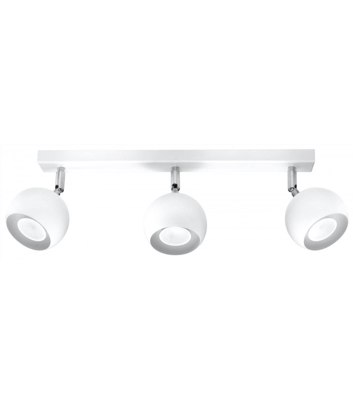 3 Light Spotlight Bar White, GU10 - 1