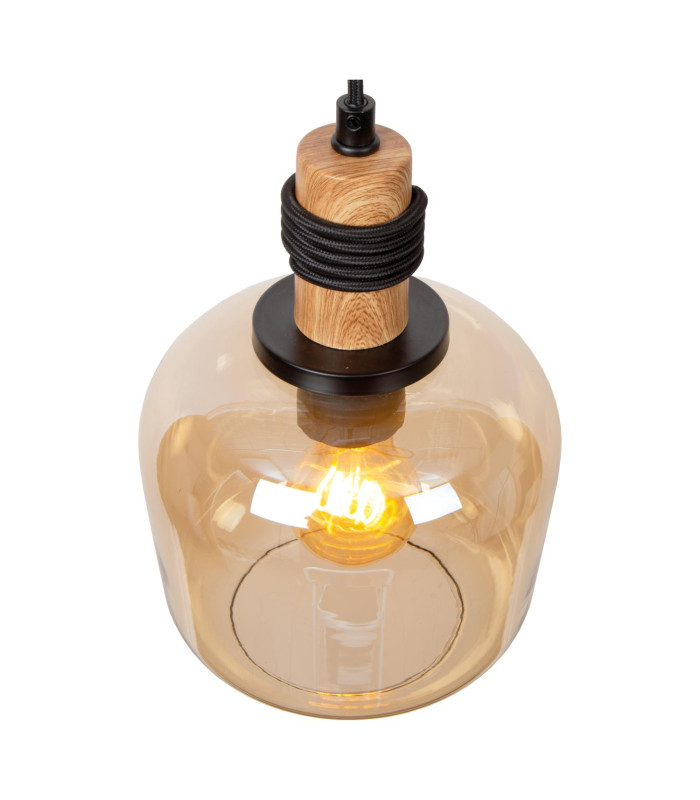 ILONA - Pendant light - 18 cm - 1xE27 - Amber-6