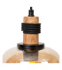 ILONA - Pendant light - 18 cm - 1xE27 - Amber-7