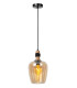 ILONA - Pendant light - 22 cm - 1xE27 - Amber-1