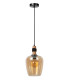 ILONA - Pendant light - 22 cm - 1xE27 - Amber-3
