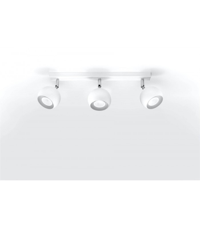 3 Light Spotlight Bar White, GU10 - 3