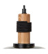 ILONA - Pendant light - 22 cm - 1xE27 - Amber-7