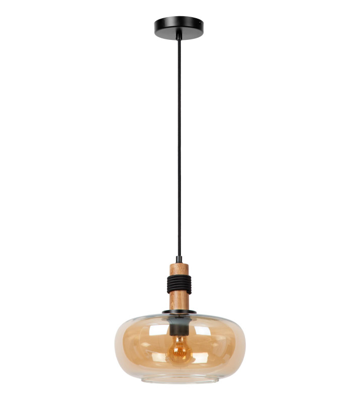 ILONA - Pendant light - 30 cm - 1xE27 - Amber-3