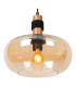 ILONA - Pendant light - 30 cm - 1xE27 - Amber-5