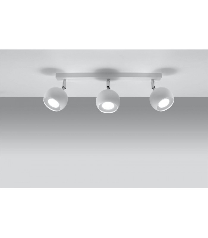 3 Light Spotlight Bar White, GU10 - 4