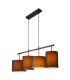 MAYA - Pendant light - 4xE27 - Black-8