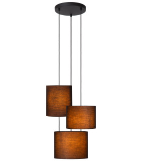 MAYA - Pendant light - 46 cm - 3xE27 - Black-1