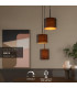 MAYA - Pendant light - 46 cm - 3xE27 - Black-2