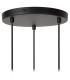 MAYA - Pendant light - 46 cm - 3xE27 - Black-7