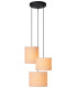 MAYA - Pendant light - 46 cm - 3xE27 - Black-1