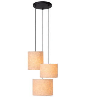 MAYA - Pendant light - 46 cm - 3xE27 - Black-1