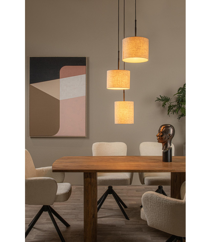 MAYA - Pendant light - 46 cm - 3xE27 - Black-4