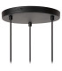 MAYA - Pendant light - 46 cm - 3xE27 - Black-7
