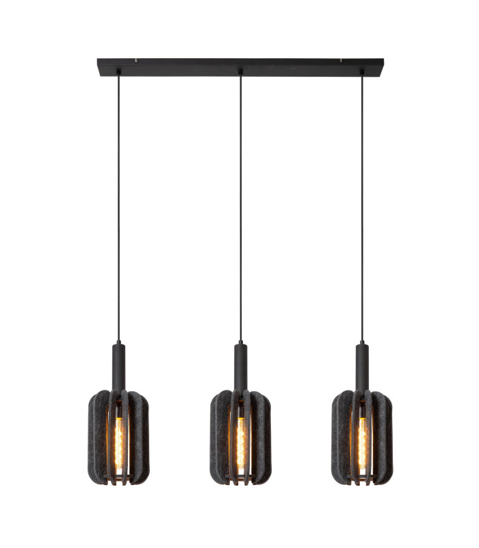 RAFAL - Pendant light - 3xE27 - Grey-1