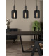 RAFAL - Pendant light - 3xE27 - Grey-4