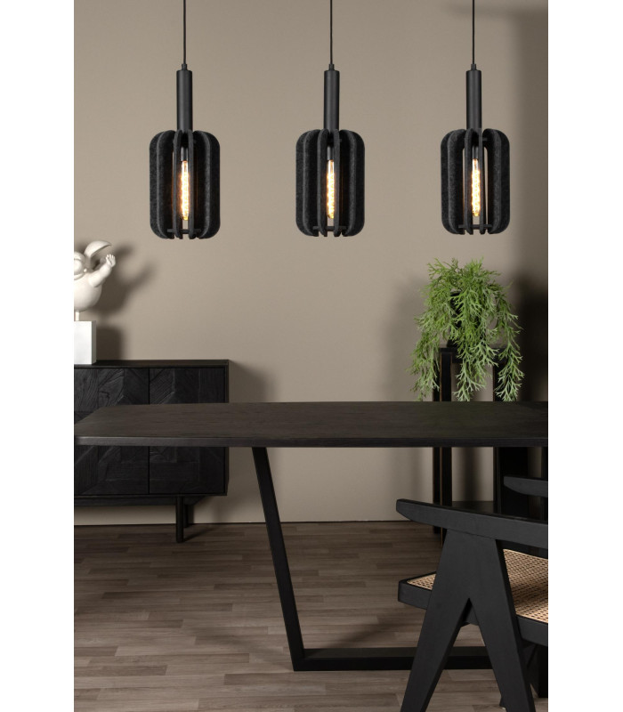 RAFAL - Pendant light - 3xE27 - Grey-4