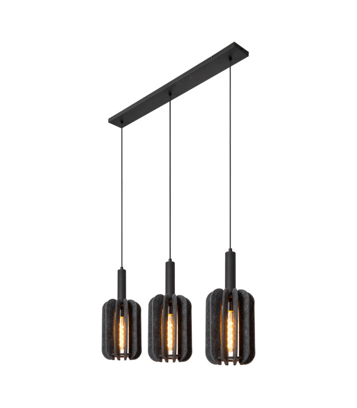 RAFAL - Pendant light - 3xE27 - Grey-10
