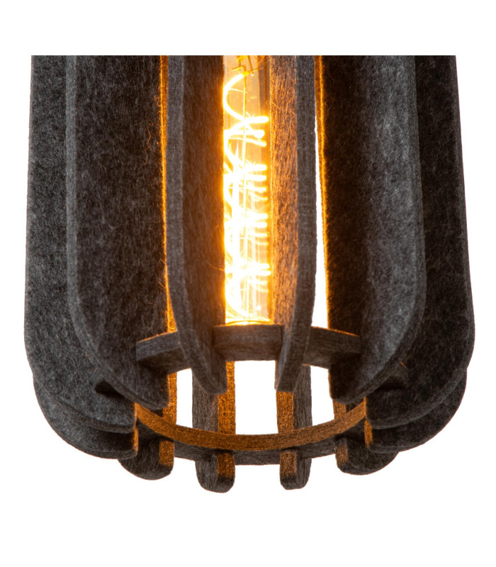 RAFAL - Pendant light - 50 cm - 3xE27 - Grey-7