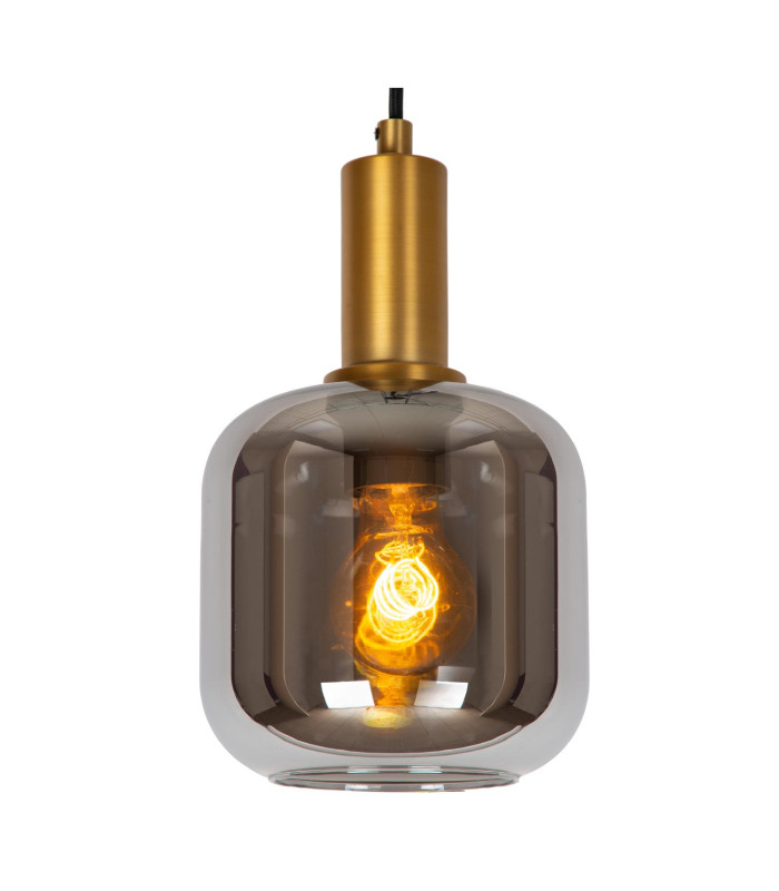 JOANET - Pendant light - 16 cm - 1xE27 - Smoke Grey-5