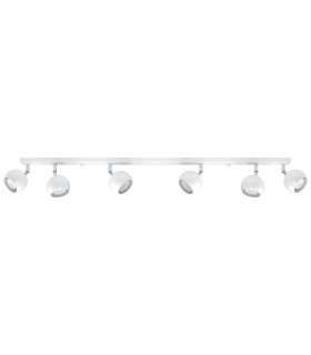 6 Light Spotlight Bar White, GU10 - 1