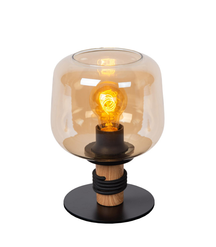 ILONA - Table lamp - 18 cm - 1xE27 - Amber-1