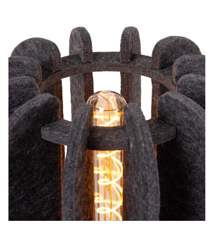RAFAL - Table lamp - 23 cm - 1xE27 - Grey-4