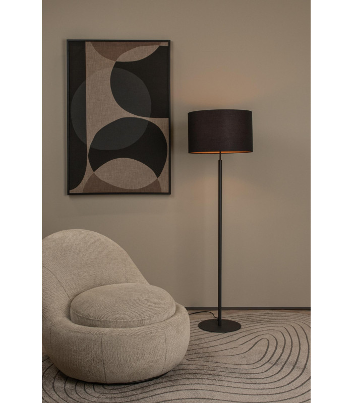 MAYA - Floor lamp - 45 cm - 1xE27 - Black-4