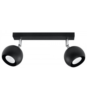 2 Light Spotlight Bar Black, GU10 - 1