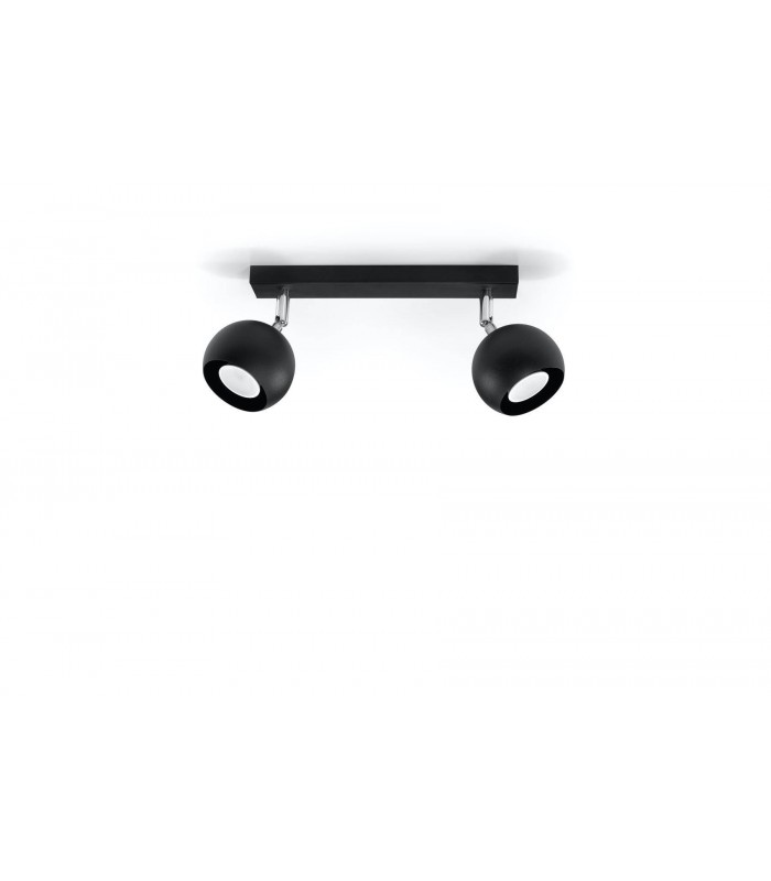 2 Light Spotlight Bar Black, GU10 - 3