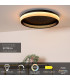 ESTREJA - Flush ceiling light - 40 cm - LED Dim. - 2500K/3000K - Black-3
