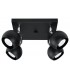 4 Light Spotlight Cluster Black, GU10 - 1