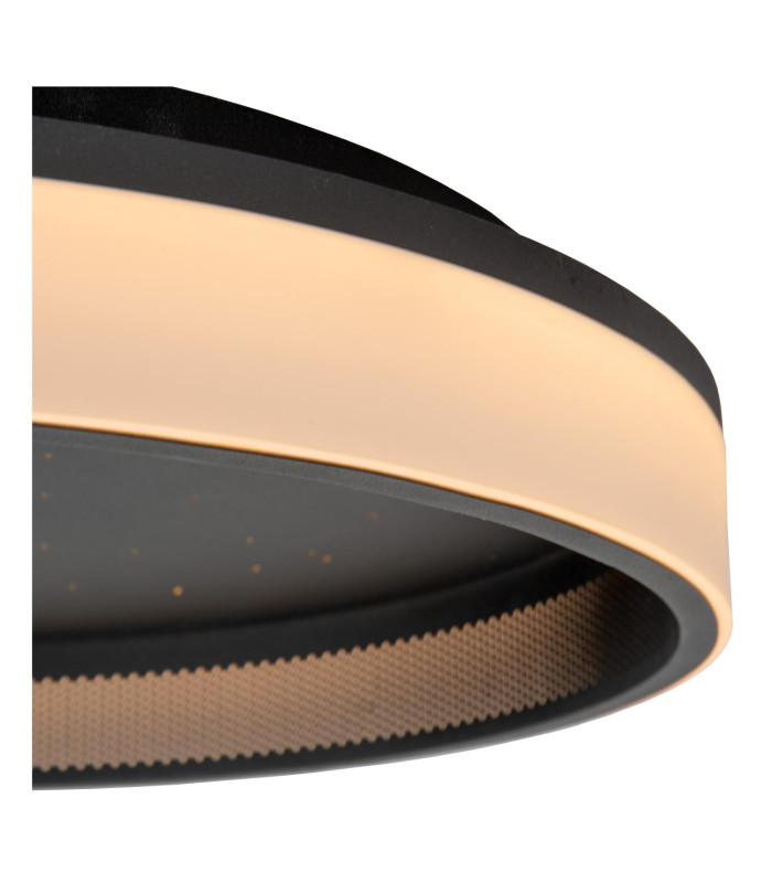 ESTREJA - Flush ceiling light - 40 cm - LED Dim. - 2500K/3000K - Black-10