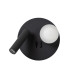 7W 3000K - With USB charging point - Black-1