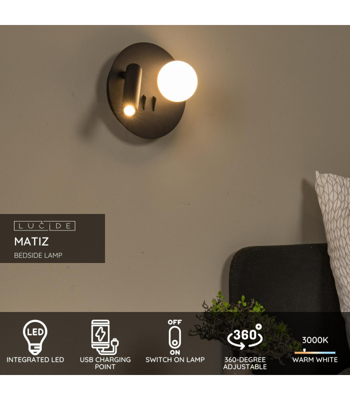 MATIZ - Bedside lamp - LED - 1x3