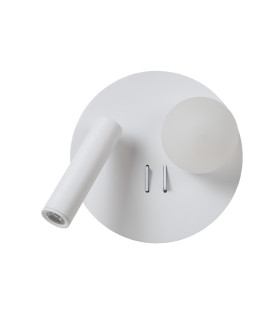 7W 3000K - With USB charging point - White-1