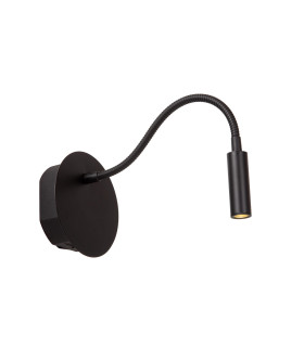 JOLIJN - Rechargeable Bedside lamp - Battery - 11 cm - LED - 1x2W 3000K - With magnetic mounting system - Black-1