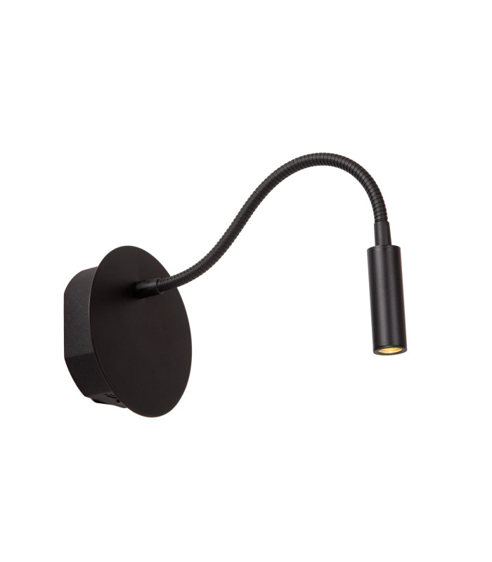 JOLIJN - Rechargeable Bedside lamp - Battery - 11 cm - LED - 1x2W 3000K - With magnetic mounting system - Black-1