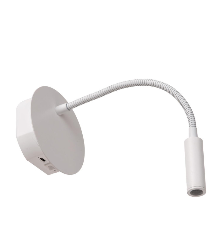 JOLIJN - Rechargeable Bedside lamp - Battery - 11 cm - LED - 1x2W 3000K - With magnetic mounting system - White-5
