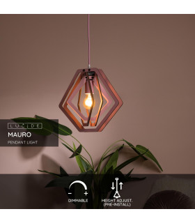 MAURO - Pendant light Children - 1xE27 - Pink-2