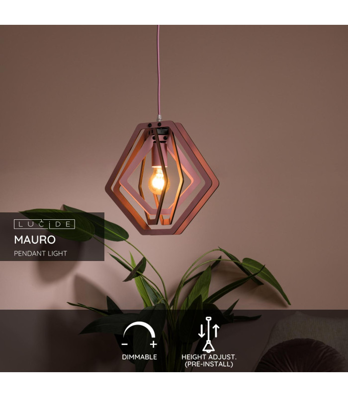 MAURO - Pendant light Children - 1xE27 - Pink-2