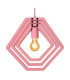 MAURO - Pendant light Children - 1xE27 - Pink-4